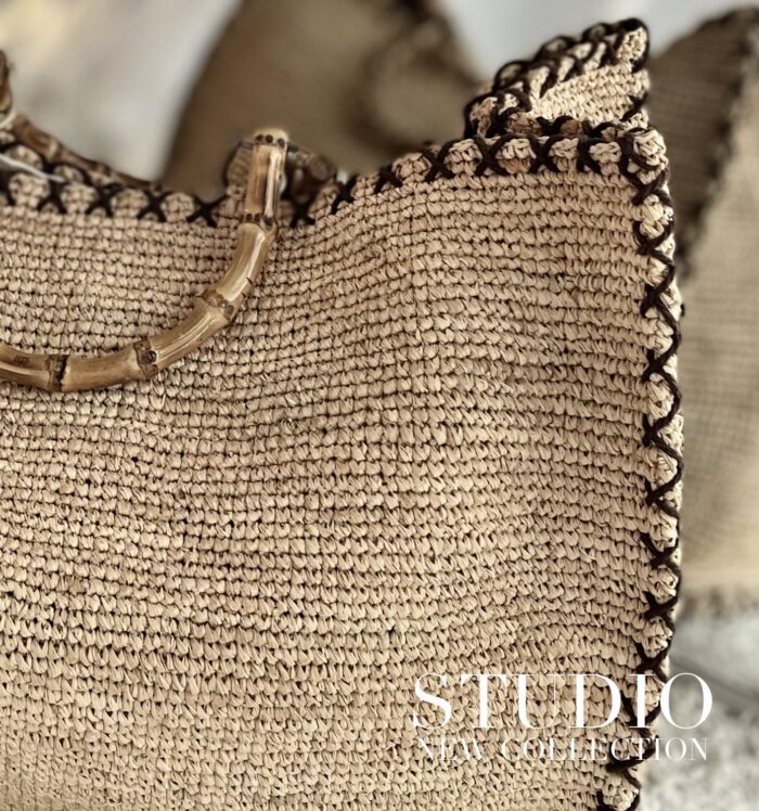 TORBA LA PLAYA STRAW/BROWN - obrazek 2