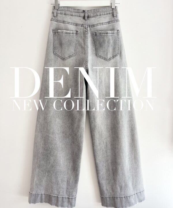 SPODNIE ZOE JEANS SZARE