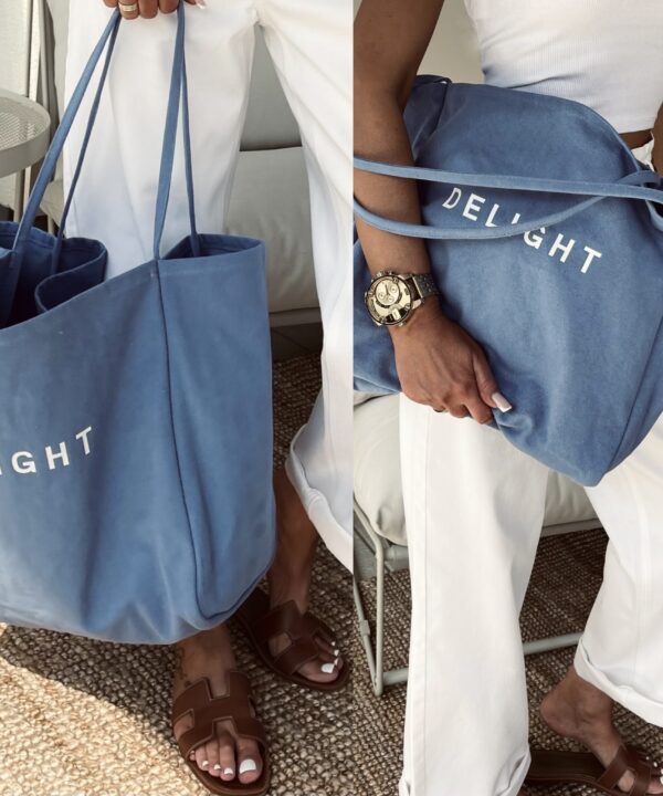 SHOPPER BAG NIEBIESKI