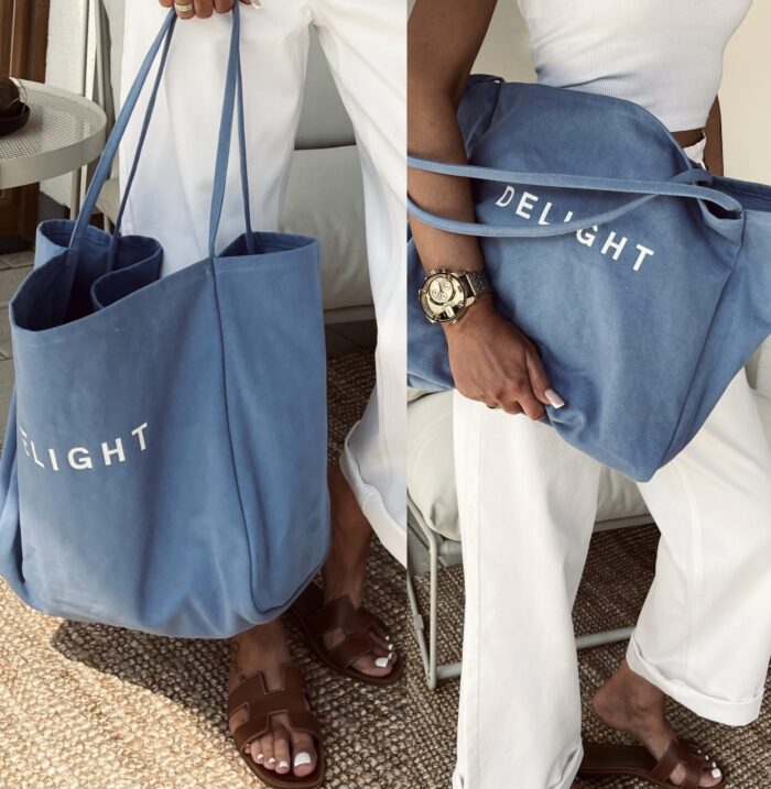 SHOPPER BAG NIEBIESKI