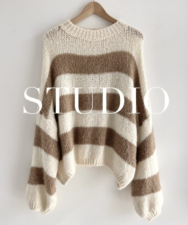 SWETER STUDIO BEŻ/MOCCA