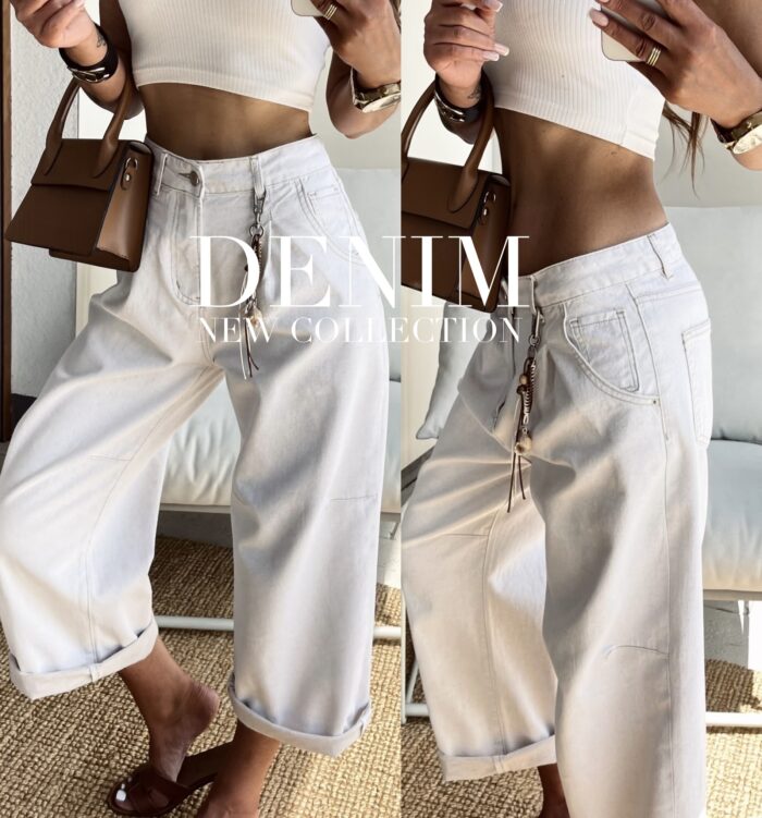 SPODNIE NINA DENIM