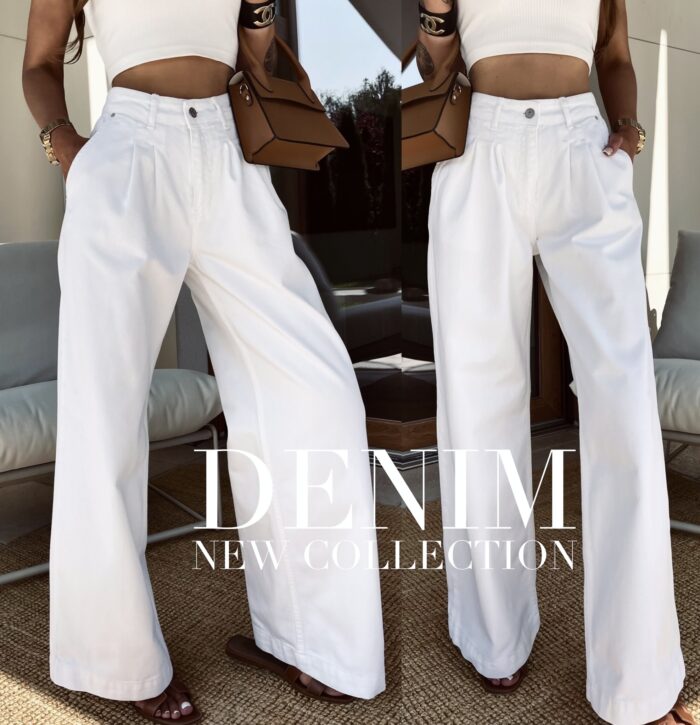 SPODNIE PREMIUM WIDE LEG DENIM