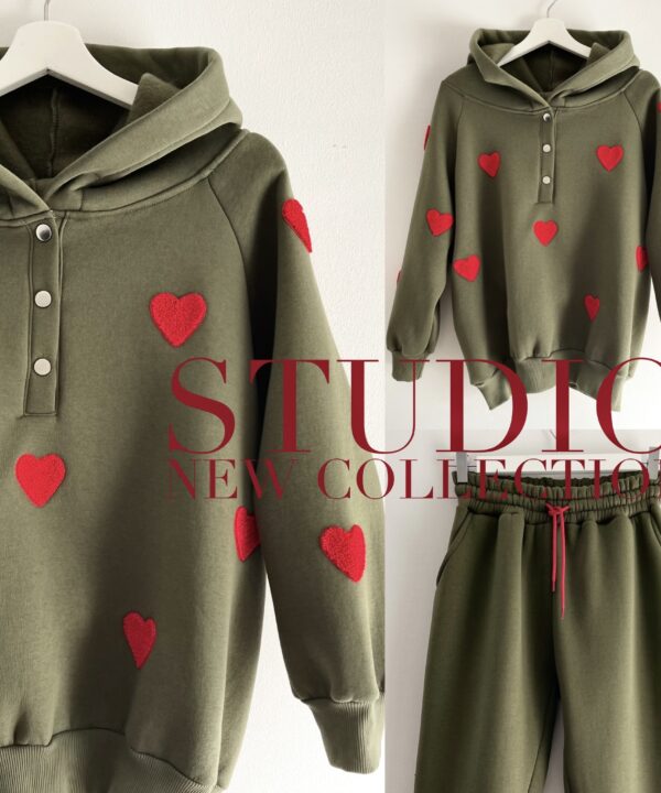 KOMPLET ALAYA BLUZA / SPODNIE KHAKI
