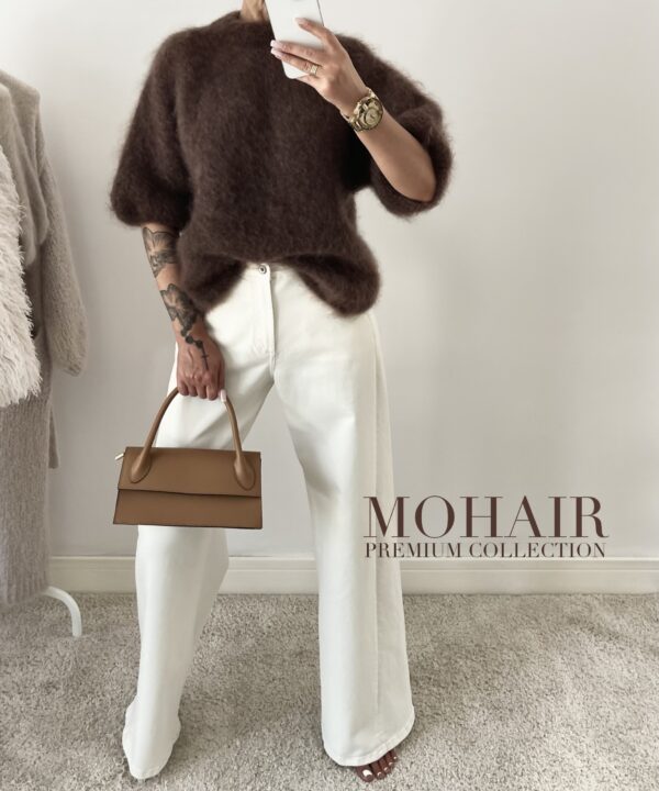 SWETER MOHEROWY PREMIUM ANITA MLECZNA CZEKOLADA