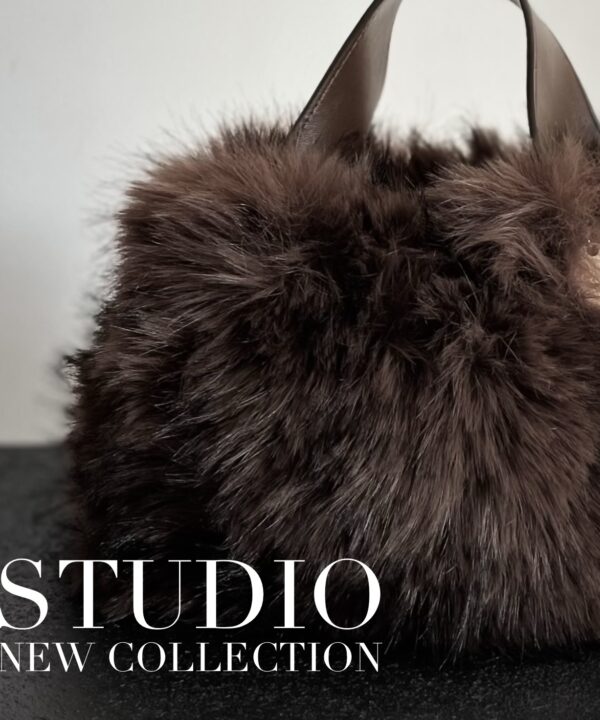 MINI TOREBKA Z FUTERKA STUDIO CZEKOLADOWA