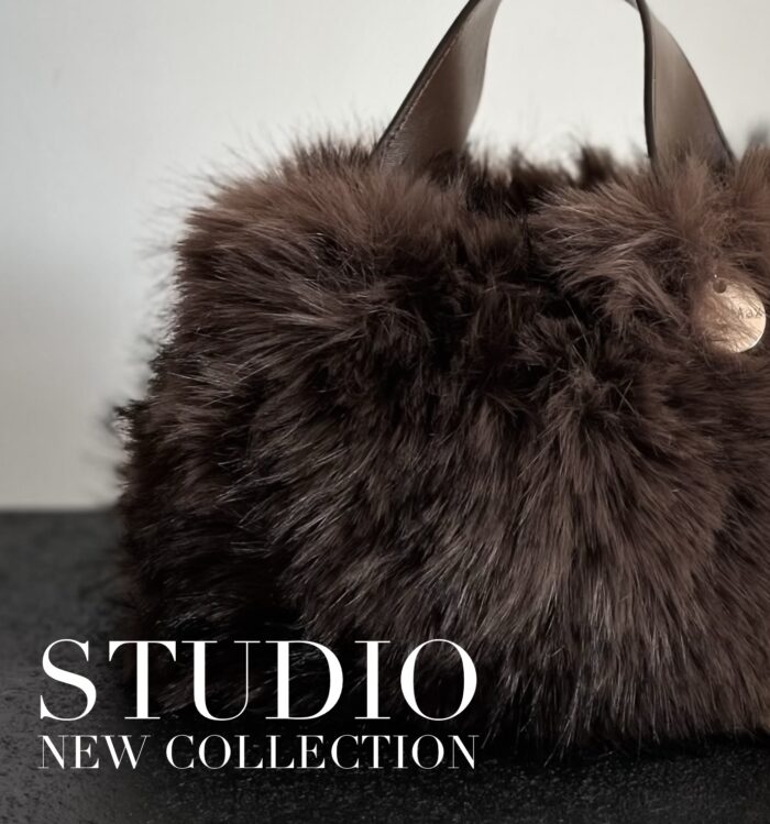 MINI TOREBKA Z FUTERKA STUDIO CZEKOLADOWA