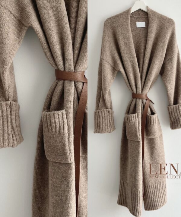 KARDIGAN OVERSIZE LENA CAMEL