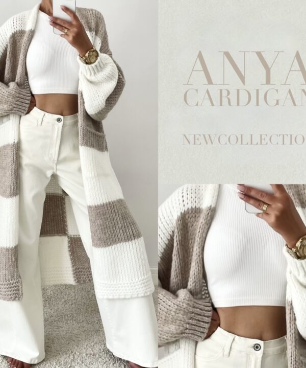 KARDIGAN OVERSIZE ANYA LATTE
