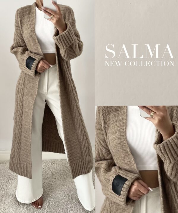 KARDIGAN OVERSIZE SALMA LATTE