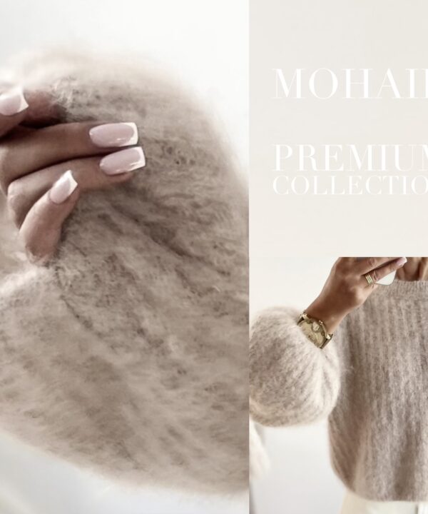 Alternative view of SWETER MOHEROWY PREMIUM DENISE 01 BEŻOWY