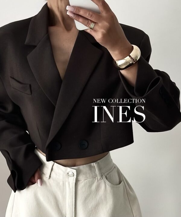 MARYNARKA OVERSIZE INES CZEKOLADOWA