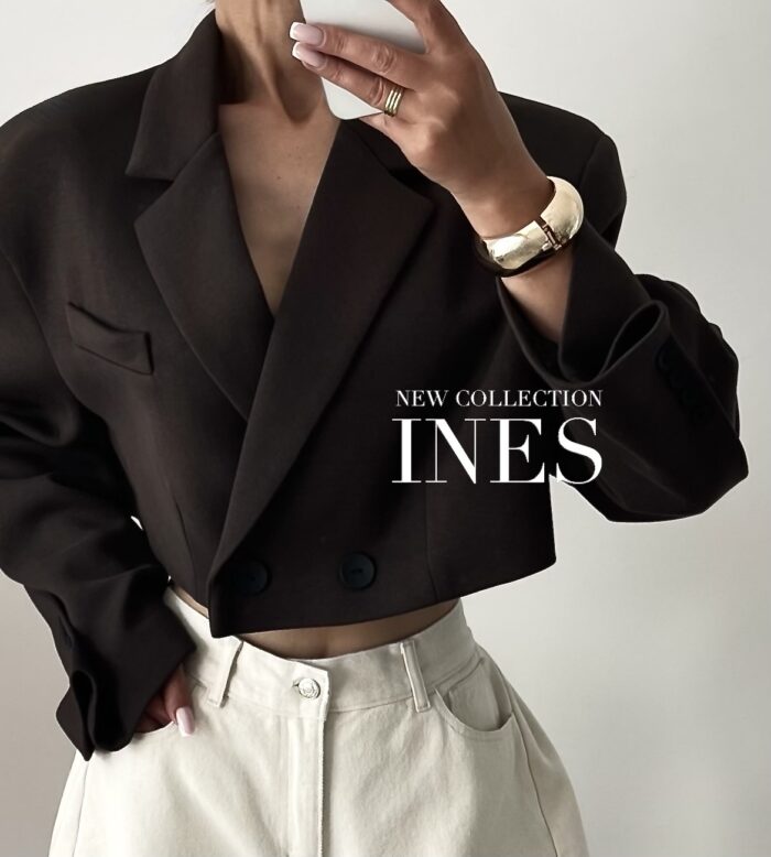 MARYNARKA OVERSIZE INES CZEKOLADOWA