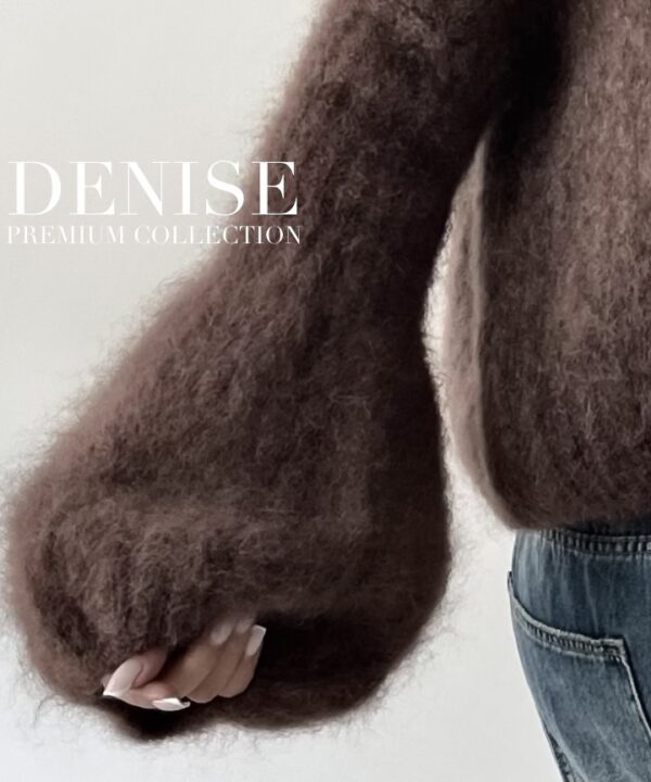 Alternative view of SWETER MOHEROWY PREMIUM DENISE 01 MLECZNA CZEKOLADA