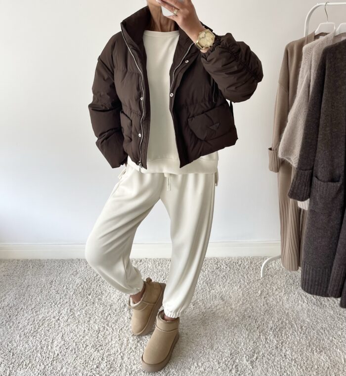 KURTKA OVERSIZE HARPER CZEKOLADOWA