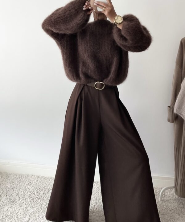 SWETER MOHEROWY PREMIUM DENISE 01 MLECZNA CZEKOLADA