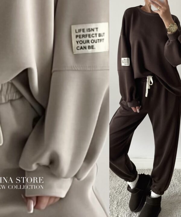 KOMPLET DRESOWY EVITA BEŻOWY