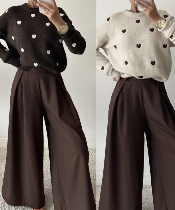 SWETER EMMA CZEKOLADOWY