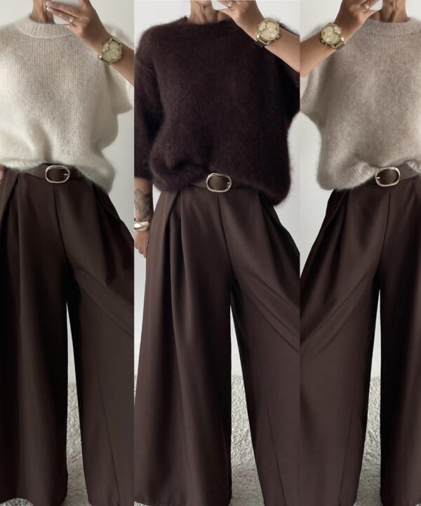 Alternative view of SWETER MOHEROWY AMIYA ŚMIETANKOWY