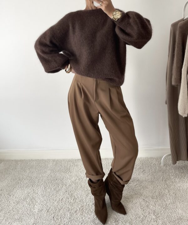 Alternative view of SPODNIE ESTHER CAMEL