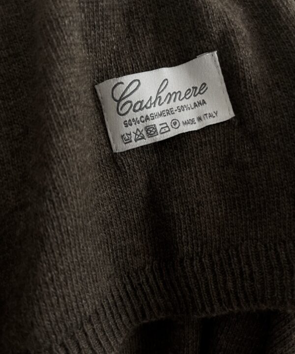 SZAL Z KASZMIREM ISIDE CZEKOLADOWY