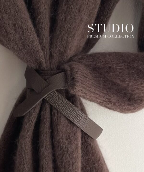 PASEK SKÓRA NATURALNA CZEKOLADOWY