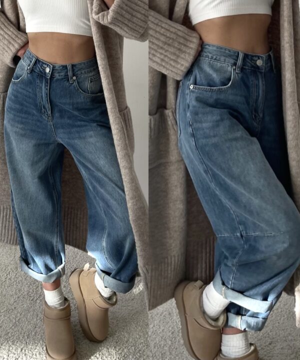 SPODNIE BALLON JEANS