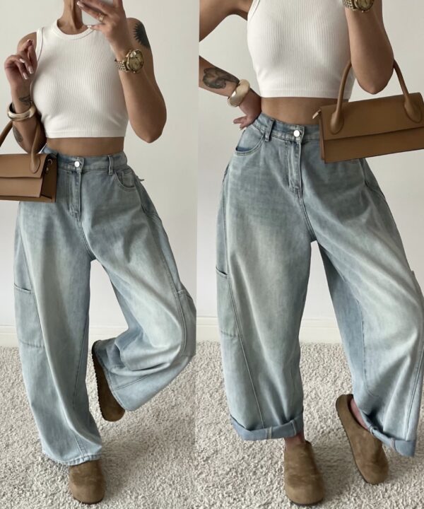 Alternative view of SPODNIE BRENDA JEANS BALLOON