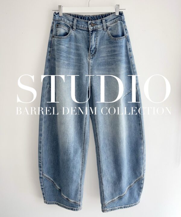 SPODNIE BARREL DEINIM