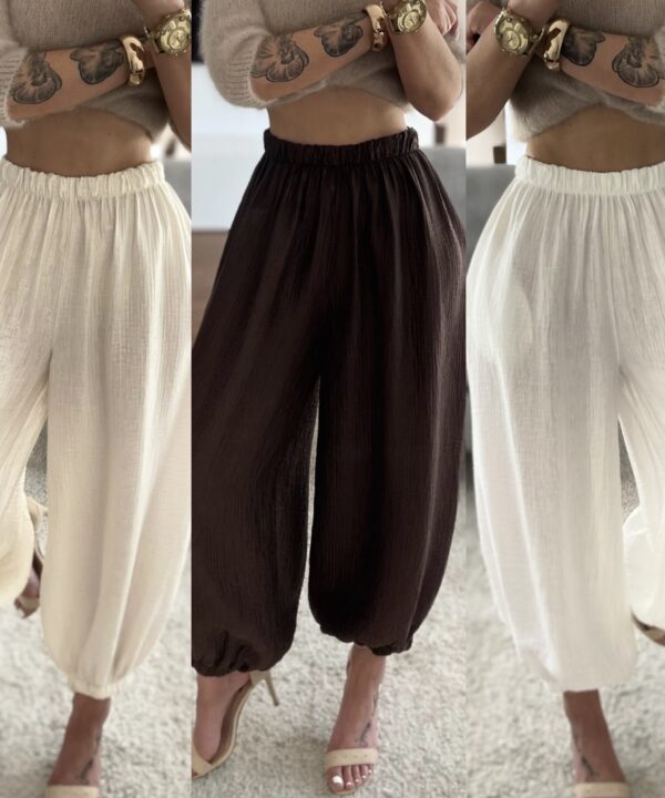 SPODNIE AUDREY CZEKOLADOWE