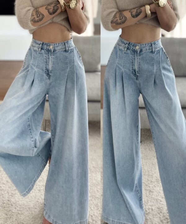 Alternative view of SPODNIE ALY DENIM JASNONIEBIESKIE