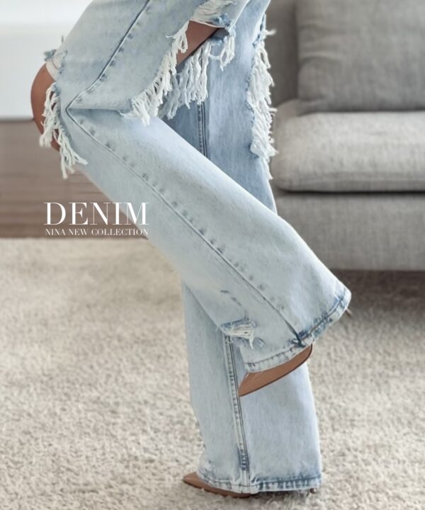 SPODNIE LEA JEANS Z PRZETARCIAMI