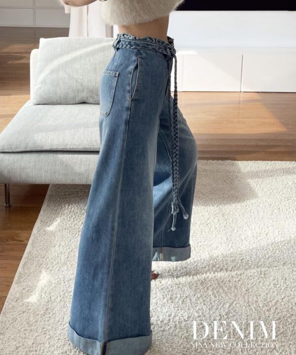 Alternative view of IRINA WIDE LEG DENIM