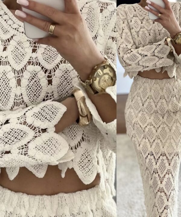 KOMPLET FELICIA BIAŁY