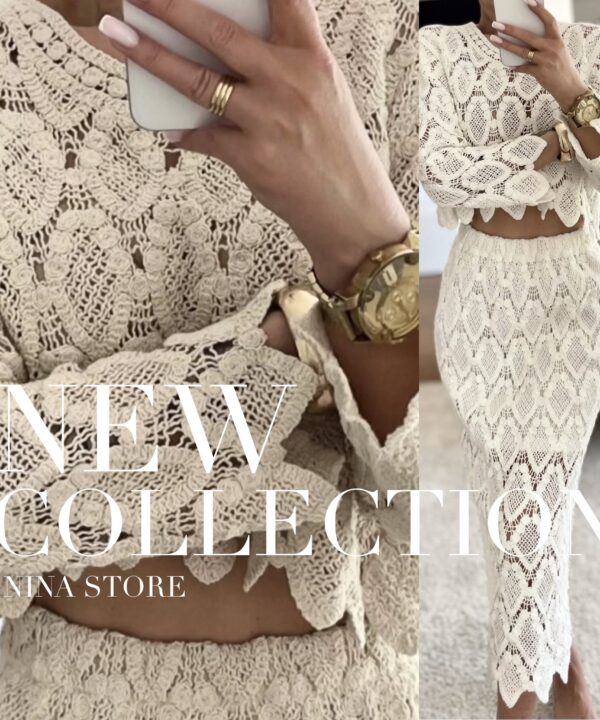 KOMPLET FELICIA BEŻOWY