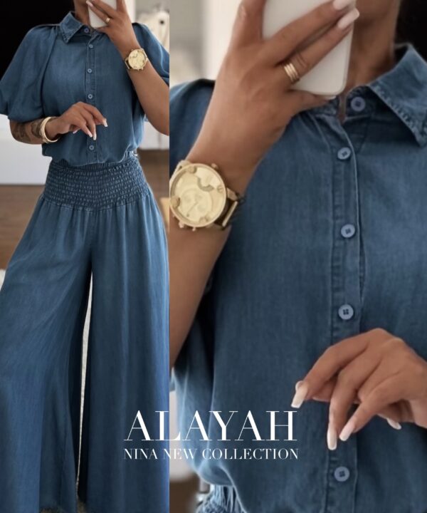 BLUZKA/KOSZULA ALAYAH DENIM