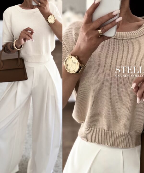 SWETER STELLA ŚMIETANKOWY
