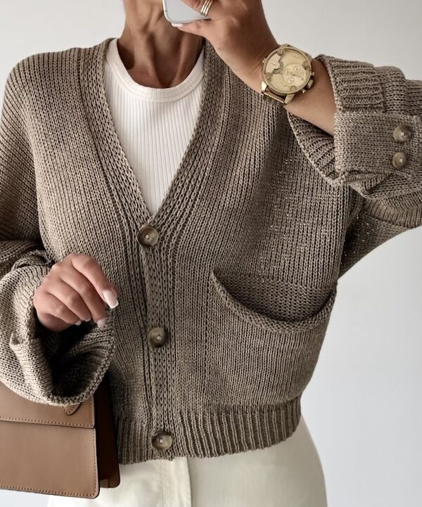 Alternative view of SWETER OVERSIZE SUSAN MOCCA