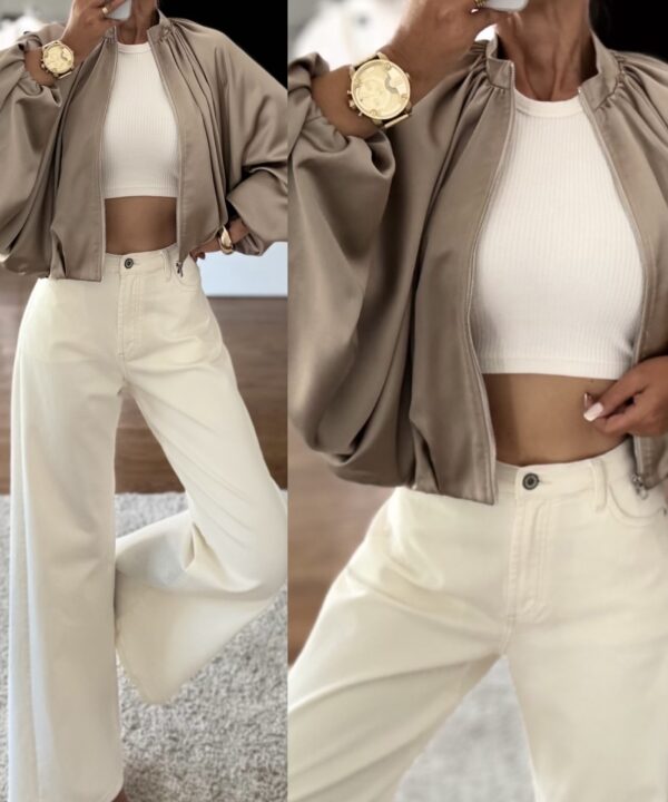 KURTKA JEAN LATTE