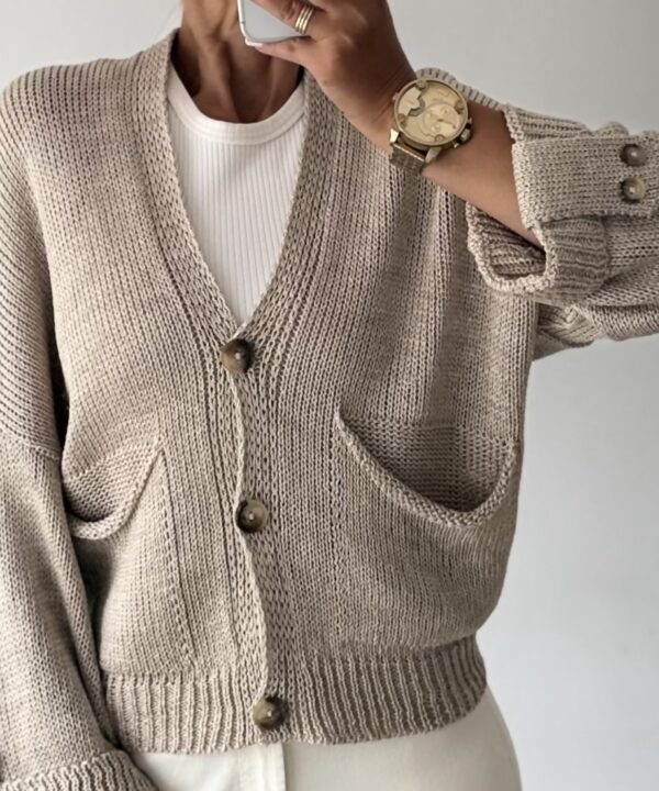 SWETER OVERSIZE SUSAN BEŻOWY