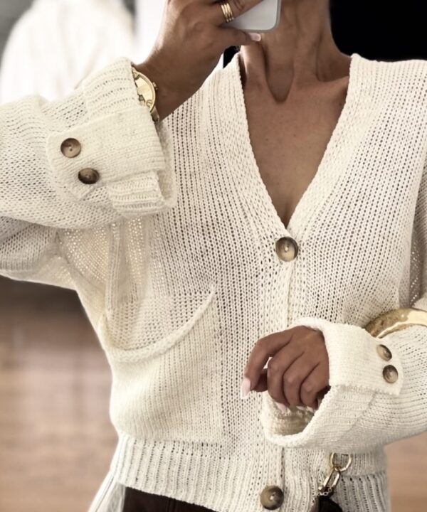SWETER OVERSIZE SUSAN KOŚĆ SŁONIOWA