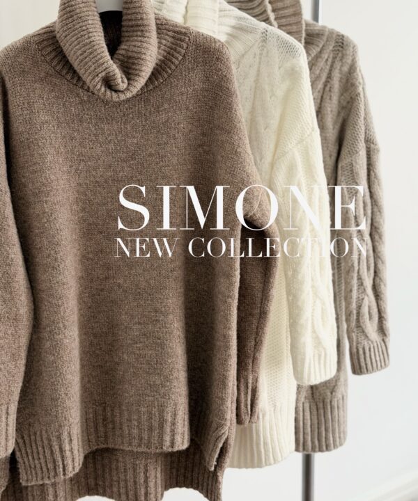 SWETER Z GOLFEM OVERSIZE SIMONE CAMEL